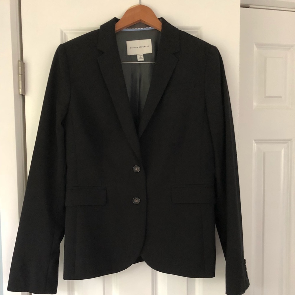Banana Republic Lightweight Wool Blazer size 12